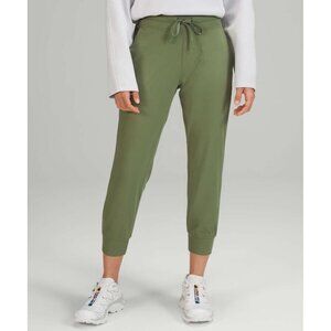 NWT Lululemon Ready to Rulu High-Rise Jogger Crop Green Twill size 16